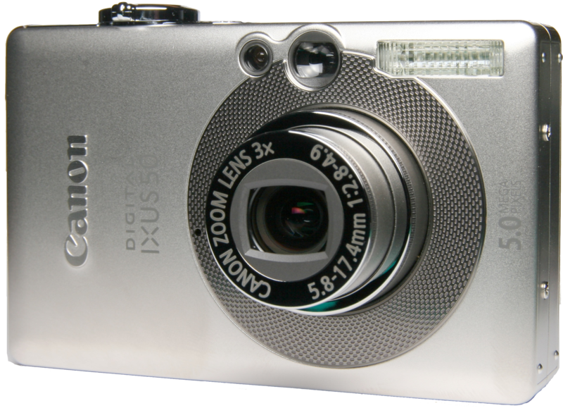 File:Canon Digital Ixus 50 front.png