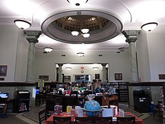 Interior of the Carnegie Free Library