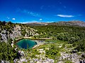 Image 28Karst spring of the Cetina river and Dinara Nature Park in the background, the newest and second largest Croatian nature park. Recognised in 2021 (from Croatia)