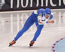 A speedskater in a bodysuit Chiara Simionato in action (08-12-2007) 3.jpg