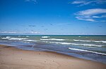 Thumbnail for File:Chicago, as seen from Beverly Shores, Indiana.jpg