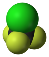 Illustrasjonsbilde av artikkelen Chlorotrifluoromethane