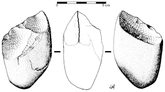 Bordo intagliato, lo strumento più antico e semplice realizzato dall'uomo nel Paleolitico inferiore