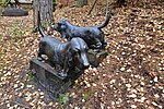 Thumbnail for File:Churt Sculpture Park, 'Basset Hounds' by John Cox - geograph.org.uk - 5587214.jpg