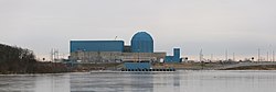 Panoramaaufnahme des Kernkraftwerks Clinton