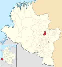 Location o the municipality an toun o El Peñol in the Nariño Depairtment o Colombie