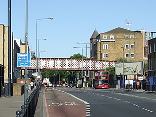 Commercial Road road in the East End of London