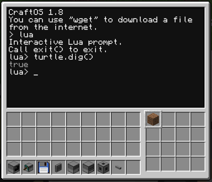 File:ComputerCraft Turtle Digging.png