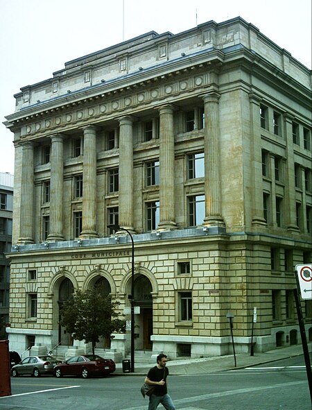 Cour municipale Montreal