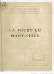Lucie Cousturier, La Forêt du Haut-Niger 1923    