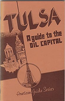 The cover of the Tulsa guide, one of 40 city guides published. Cover of the Tulsa Guide.jpg