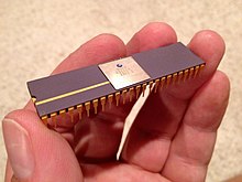 Paula chip (MOS Technology 8364 R4) used in Amiga 1000 Custom Chip Paula 8364 R4 used in Amiga 1000.jpg
