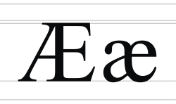 Cyrillic ligature AE.svg