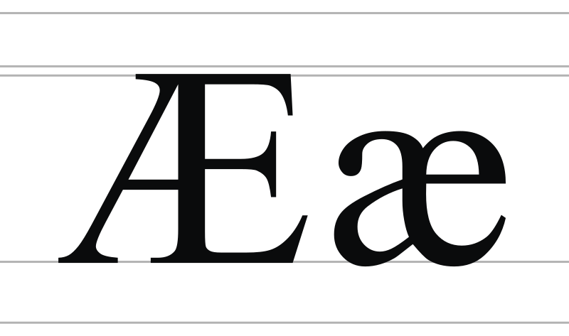 File:Cyrillic ligature AE.svg