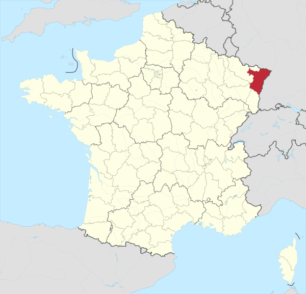 Département 67 in France 2016.svg