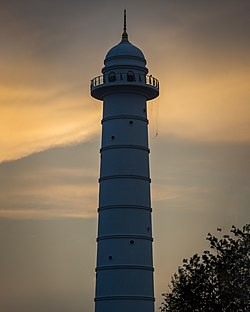 Dharahara-Turm nach dem Wiederaufbau 2021