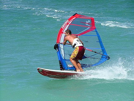 On Côte de Beauté, windsurfing is very popular