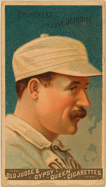 Tobacco card of Brouthers from 1888
