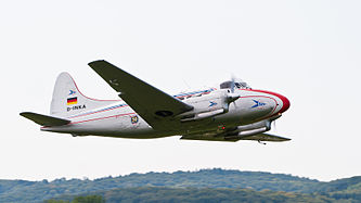 English: LTU - Lufttransport-Unternehmen De Havilland DH-104 Dove 8 (reg. D-INKA, cn 04266, built in 1949). Engine: 2 × deHavilland GQ 70. Deutsch: LTU - Lufttransport-Unternehmen De Havilland DH-104 Dove 8 (Reg. D-INKA, cn 04266, Baujahr 1949). Motor: 2 × deHavilland GQ 70.