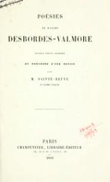 Desbordes-Valmore - Poésies, 1860.djvu