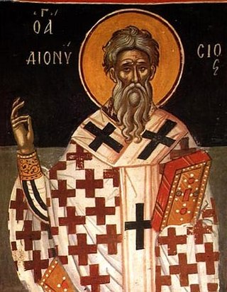 <span class="mw-page-title-main">Pope Dionysius of Alexandria</span> Head of the Church in Alexandria from 248 to 264