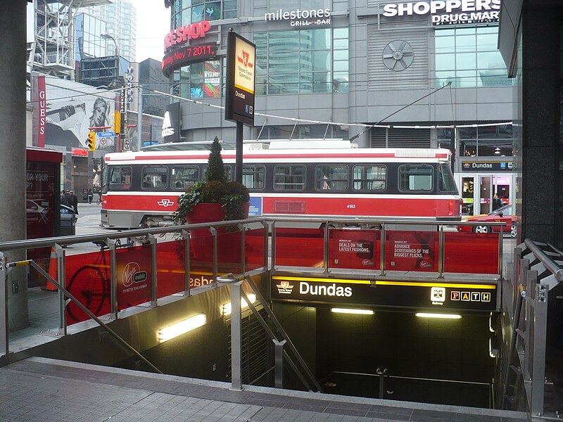 File:Dundas TTC from the square.jpg