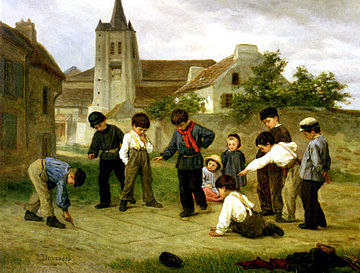 Théophile Emmanuel Duverger (before 1901) Hopscotch A physical game