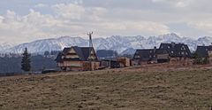 Dzianisz i widok na Tatry