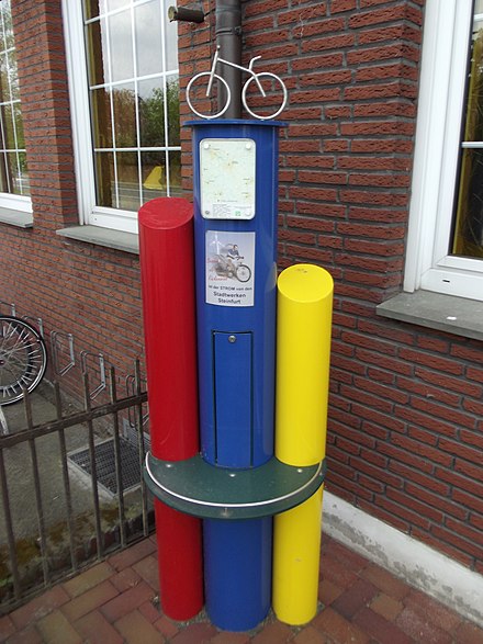 E-bike charging station, Germany