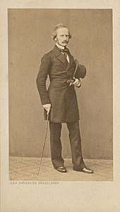 Eduard Bendemann, um 1868 fotografiert von G. & A. Overbeck (Quelle: Wikimedia)