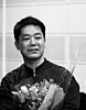 Photograph of Eitetsu Hayashi after a 2001 concert in Tokyo.