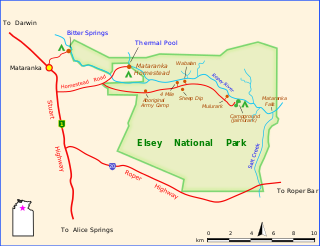 Elsey National Park Protected area in the Northern Territory, Australia