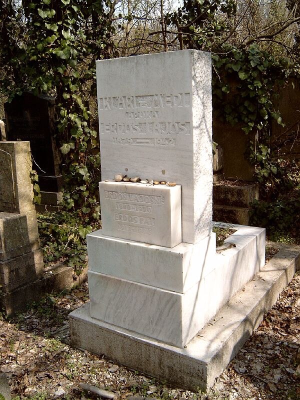 Grave of Erdős, Kozma Street Cemetery, Budapest