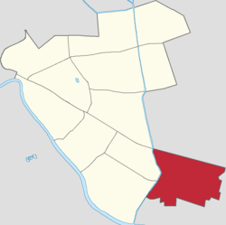 Location in Hedong District