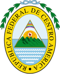 Grb Federacije Centralna Amerika (1825—1842)