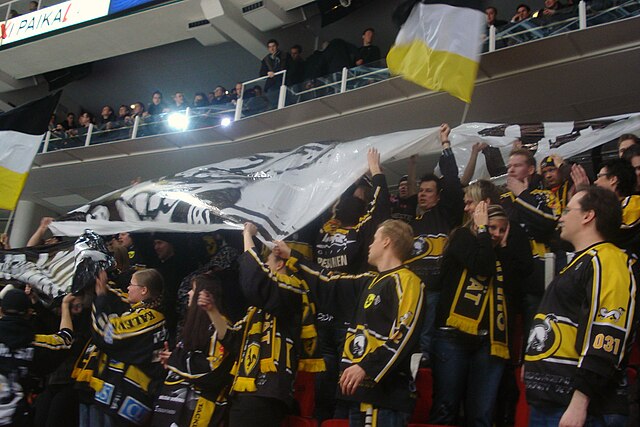 EtäKärpät fan club are a group of supporters gathered from outside Oulu