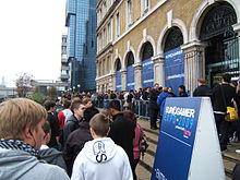 Outside the 2009 Eurogamer Expo at Old Billingsgate Market, London Eurogamer Expo 2009.jpg