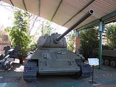 FAPLA T-34-85 tank captured by the SADF during Operation Protea. FAPLA tank.jpg