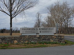 Entrance to the FDR National Historic Site