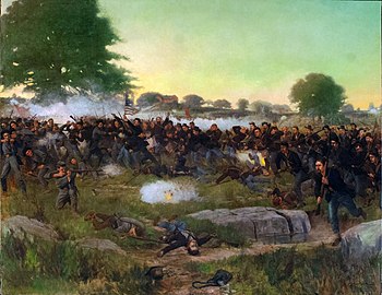 The Battle of Gettysburg by Fairchild Zogbaum