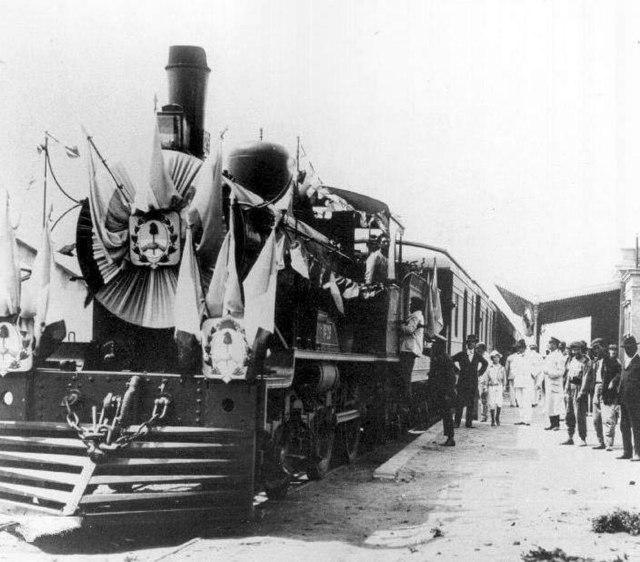 Inaugural trip of the line, December 1910