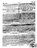 Миниатюра для Файл:Feuille d'affiches, annonces et avis divers de Groningue = Advertentieblad, bekendmakingen en onderscheidene berigten van Groningen 16-06-1812 (IA ddd 010172794 mpeg21).pdf