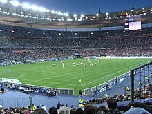 soccer match at the Stade de France for the 1998 FIFA World Cup