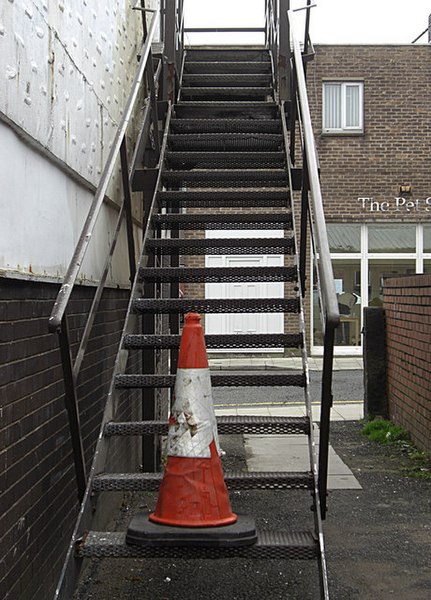 File:Fire escape - geograph.org.uk - 1548179.jpg