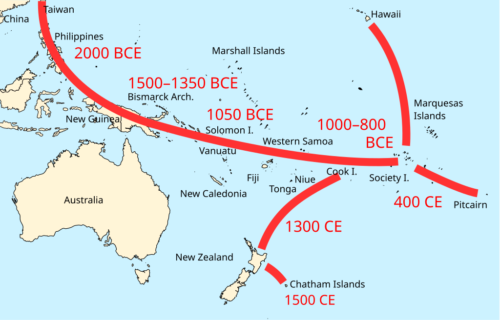 மாவோரிகள் - மம்மி (பிணம்) பவுடர் 1024px-First_human_migration_to_New_Zealand.svg