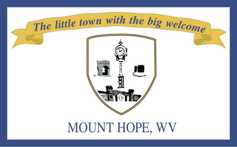 File:Flag of Mount Hope, West Virginia.svg