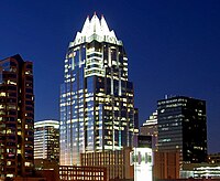 The Frost Bank Tower is one of the tallest buildings in Austin, Texas. FrostBankTower-Feb2009-a.JPG