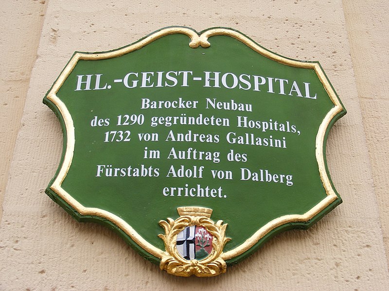 File:Fulda - Hl. Geist-Hospital (Schild).JPG