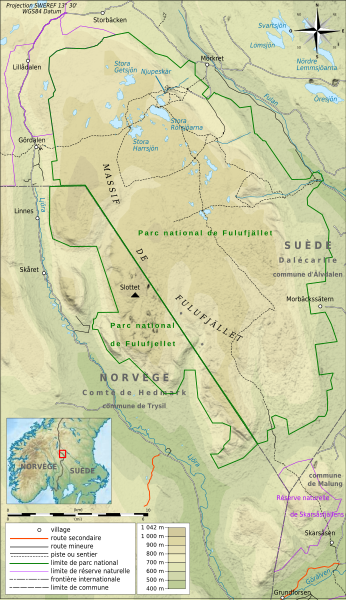 File:Fulufjället National Park topographic map-fr.svg