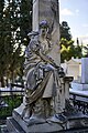 Funerary female sculpture by Ioannis Vitsaris, 19th cent.